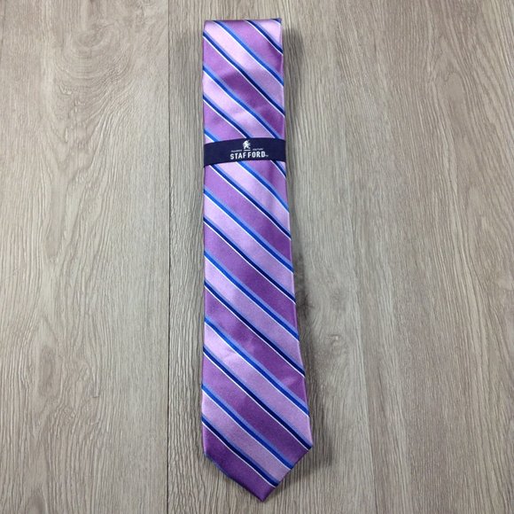 stafford purple tie